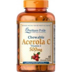 Puritan's Pride Acerola C-500 / 500 mg 60 Zuigtableten 5000
