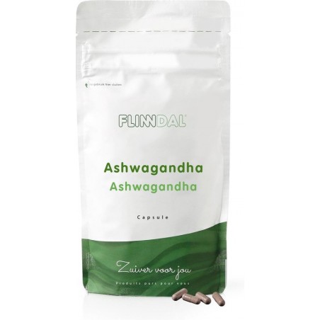 Flinndal Ashwagandha 90 capsules - Helpt de luchtwegen gezond te houden - Bezorgd via de brievenbus - 8720211900198