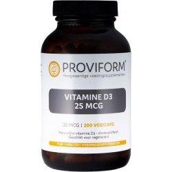 Proviform Vitamine d3 25mcg 200 Capsules