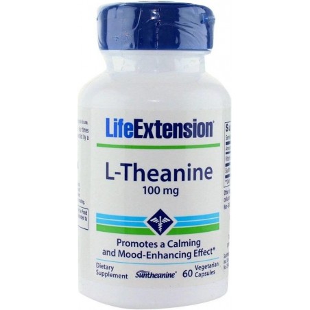 L-Theanine, 100 mg 60 Vegetarian Capsules