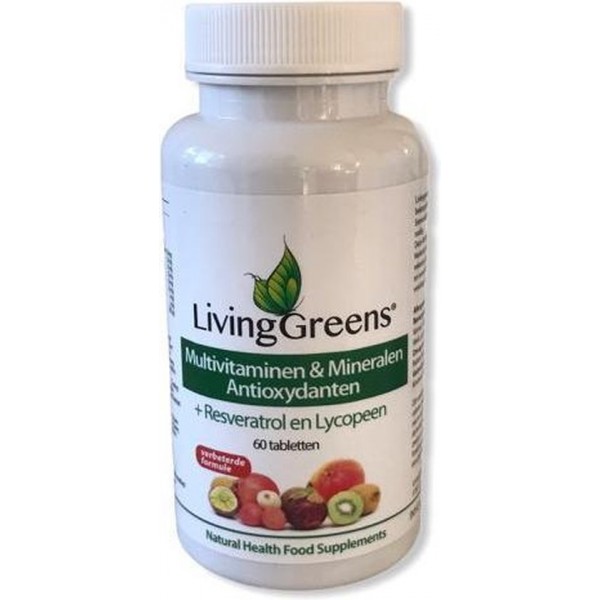 Multi vitaminen & mineralen antioxidanten 60 tabletten, resveratrol, lycopeen