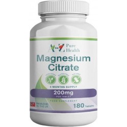 Magnesium citraat, 200 mg 180 tabletten | AtoZ Pure Health | Biotheek.com