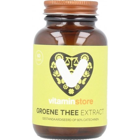 Vitaminstore  - Groene Thee Extract - 60 vegicaps