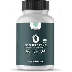 Fundamentals CO Support V2 - Magnesium - Taurine - Vitamine B6 - 60 Tabs - Vegetarians - Voedingsupplement