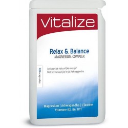 Vitalize Relax & Balance Magnesium Complex 120 Capsules