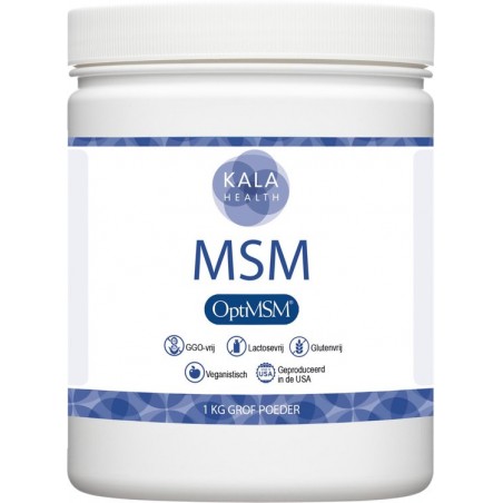 Kala Health OptiMSM 1KG poeder MSM (methylsulfonylmethaan)