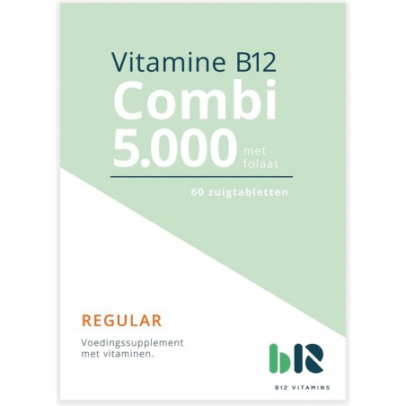 B12 Combi 5000 Mcg Met Folaat - 60 Tabletten