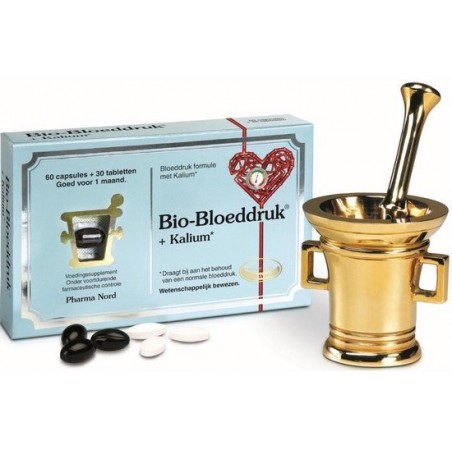 Pharmanord- Bio bloeddruk & kalium - 90 stuks- Voedingssupplementen