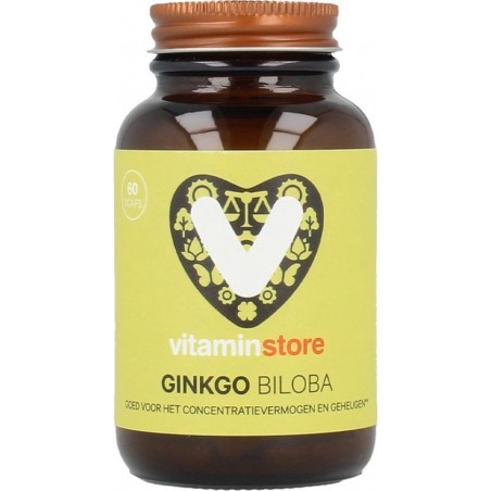Vitaminstore  - Ginkgo Biloba - 60 vegicaps