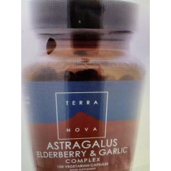 Terranova Astragalus elderberry & garlic complex Inhoud: 50 vcaps