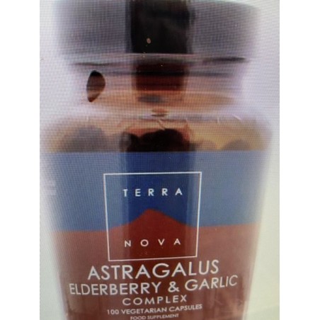 Terranova Astragalus elderberry & garlic complex Inhoud: 50 vcaps