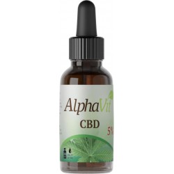 AlphaVit CBD olie 5% 10 ml van de zuiverste kwaliteit, 100 % natuurlijk product