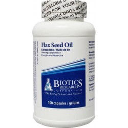 Biotics Lijnzaad flax seed oil - 100 capsules - Voedingssupplement