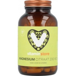 Vitaminstore  - Magnesium Citraat (magnesium citrate) - 60 tabletten