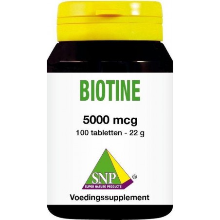 SNP Biotine 5000 mcg 100 Tabletten