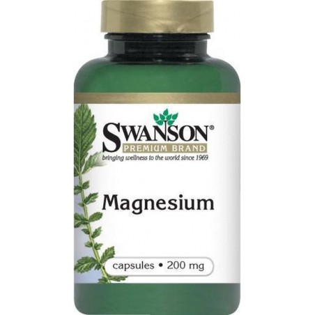 Swanson health Magnesium 200 mg - 250 capsules