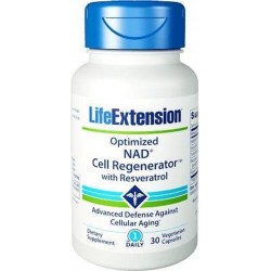 Optimized NAD+ Cell Regenerator With Resveratrol, 30 Vegetarian Capsules