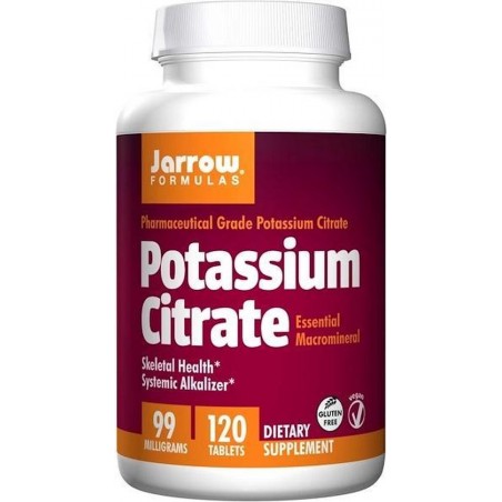 Potassium Citrate Skeletal Health 99 mg (120 tablets) - Jarrow Formulas
