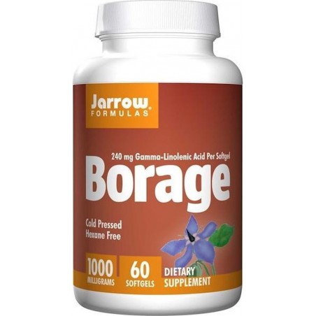 Borage GLA-240 1000 mg (60 softgels) - Jarrow Formulas
