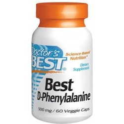 Best D-fenylalanine 500 mg (60 Veggie Caps) - Doctor's Best