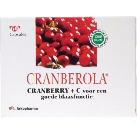 Cranberola Cranberry + C - 60 Capsules - Voedingssupplement