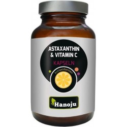 Hanoju - Astaxanthine 4 mg & Vitamine C 500 mg 60 vegicaps
