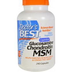 Doctor's Best Glucosamine, Chondroïtine en MSM - 240 Capsules - Voedingssupplement