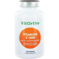 Vitortho Vitamine c-500 met 25mg bioflavonoiden