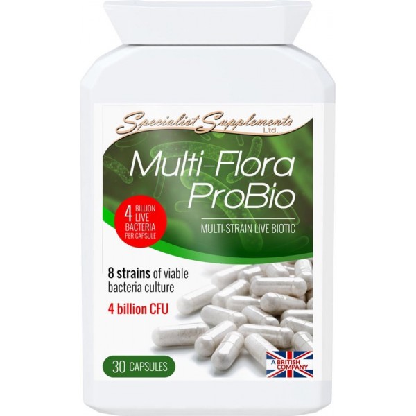Multi-Flora ProBio v1 (PB30) caps 30 capsules: een zeer sterk probioticum met meerdere stammen