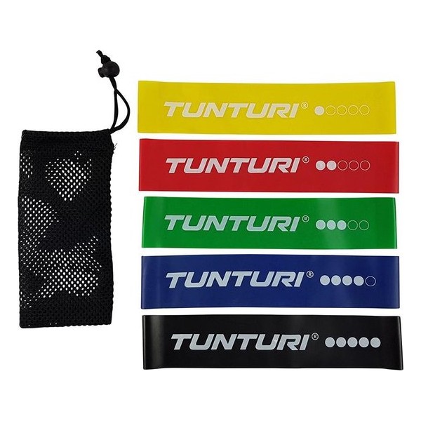 Tunturi - Weerstandsbanden Set - Fitness elastiek - resistance band