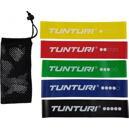 Tunturi - Weerstandsbanden Set - Fitness elastiek - resistance band