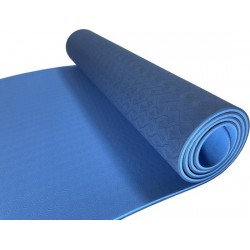 Sportbay Eco Deluxe Yogamat -Licht Blauw - 183 x 61 x 0.6 cm