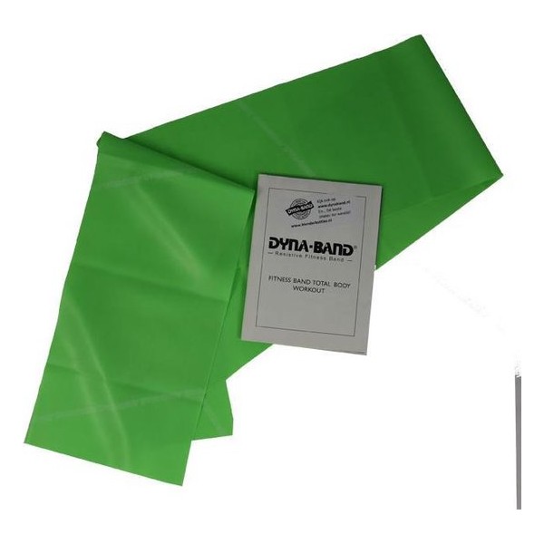 Dyna Band - Medium Weerstandsband - 120 cm - Groen