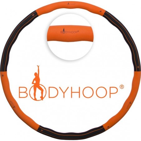 Bodyhoop� - Fitness Hoelahoep - 1.8 kg - � 104 cm - Oranje/Zwart