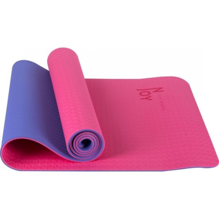 Njoy Your Sports Yoga Mat - Thermoplastisch Rubber - Roze/Paars - 183 x 61 x 0.6 cm