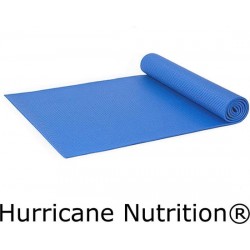 Yoga mat - antislip - blauw - sport mat - nieuw ✯2020✯ - Hurricane Nutrition® - 173 × 60 × 0,4 cm