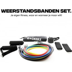 Weerstandsbanden Set - Sport Elastieken - Fitness elastiek set - Resistance Bands - Sport Elastiek Banden - Sportelastiek