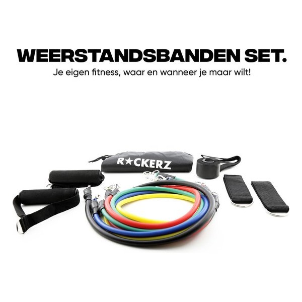 Weerstandsbanden Set - Sport Elastieken - Fitness elastiek set - Resistance Bands - Sport Elastiek Banden - Sportelastiek