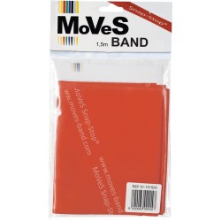 MoVeS (MSD - Fitness band 1,5 m - Medium - Rood - 1 stuk