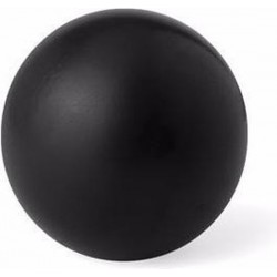Zwarte anti stressbal 6 cm - stressballetjes