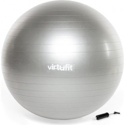 VirtuFit Anti-Burst Fitnessbal Pro - Gymbal - Swiss ball - met Pomp - Grijs - 45 cm