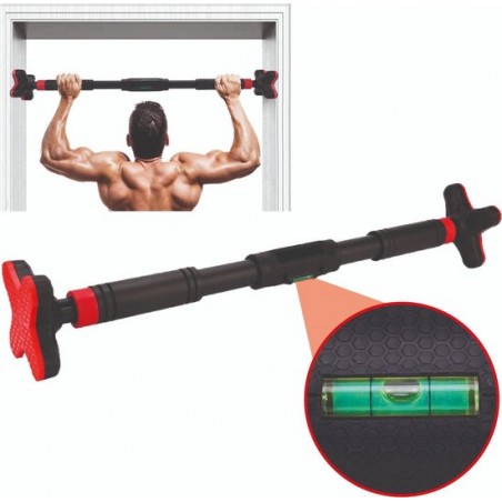 Fitness Pull up Bar Zonder Schroeven - Optrekstang  60 t/m 100 cm - Workout push & Chin up bar -  Max 200 KG krachttraining