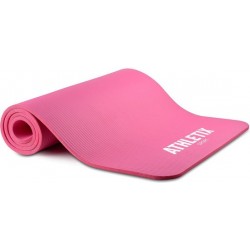 Athletix®‎ Premium NBR Fitnessmat - 183 x 61 x 1 cm - met Draagriem en Draagtas - Roze