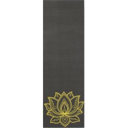 Yogamat sticky extra dik lotus antraciet - Lotus - 6 mm
