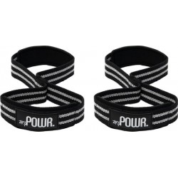 Mypowr. Figure 8 Lifting Straps - Deadlift - Fitness Straps - Powerlifting - Wit