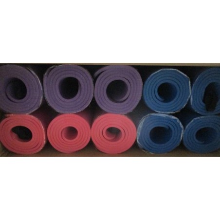 Extra dikke NBR Yoga mat - 183 x 61 x 1 cm - Blauw