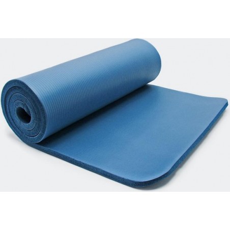 Yogamat, Fitnessmat blauw 185 x 80 x 1,5 cm gymnastiekmat fitness yoga gym joga vloermat fitniss sportmat fitnis - Multistrobe