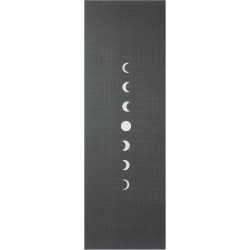 Yogamat sticky extra dik moon antraciet - Lotus - 6 mm