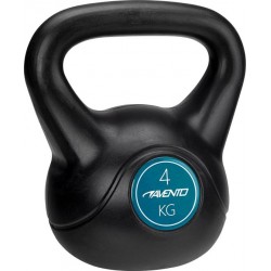 Avento Kettlebell - 4 kg - Zwart