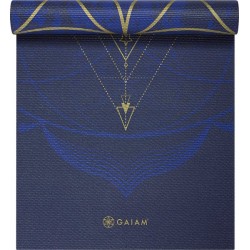 Gaiam Reversible Sun & Moon Yoga Mat - Blauw - 173 X 61 X 0.6 Cm